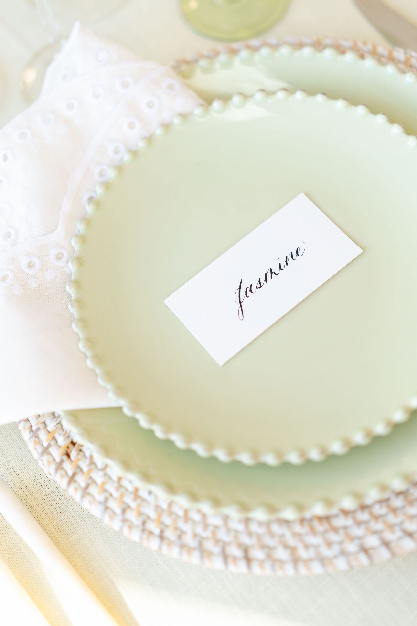 live calligraphy personalization private event