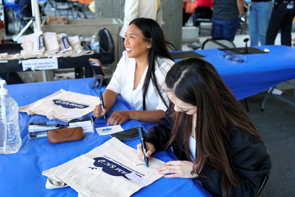 on-site live calligraphy and engraving personalization